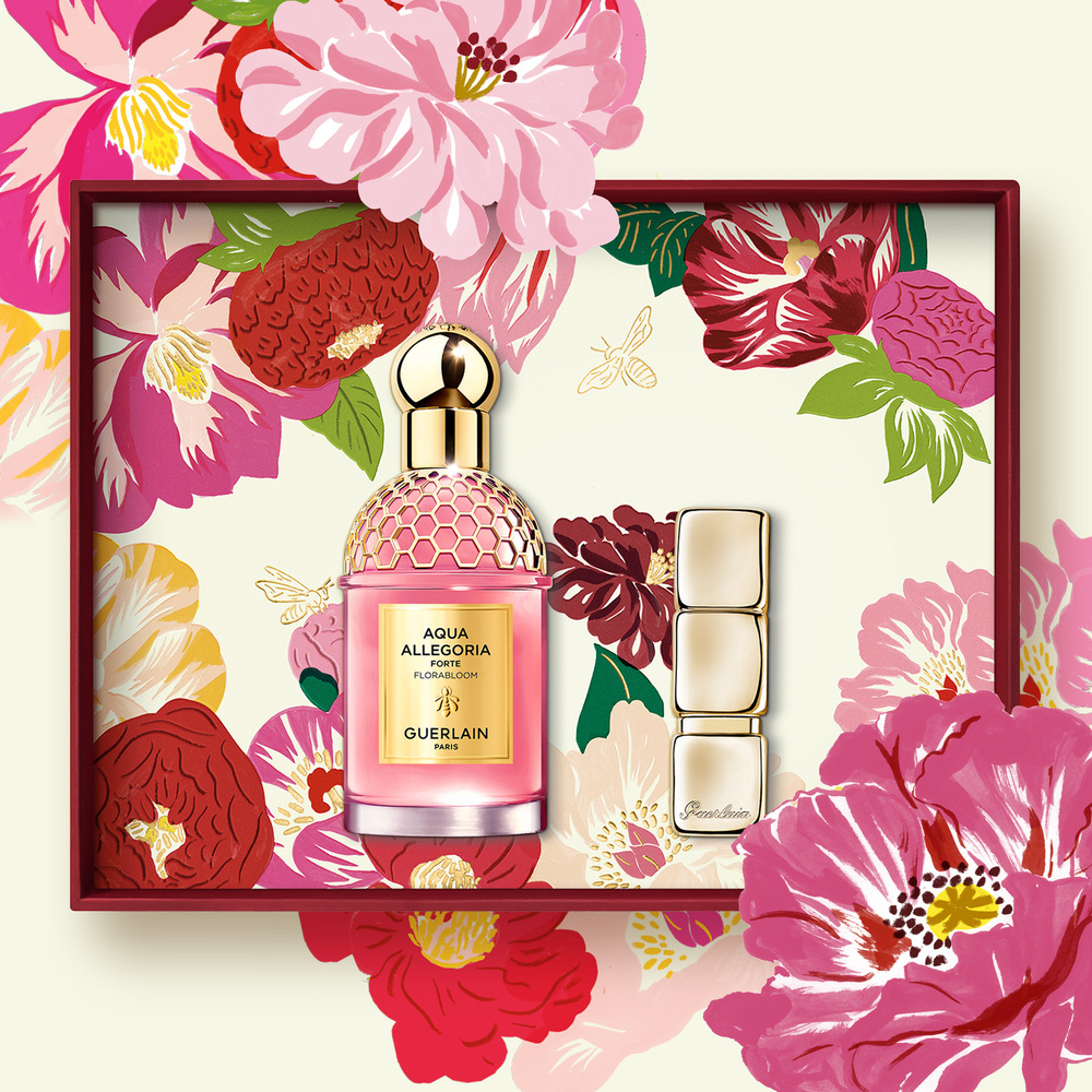 AQUA ALLEGORIA FORTE FLORABLOOM - EAU DE PARFUM GIFT SET & KISSKISS